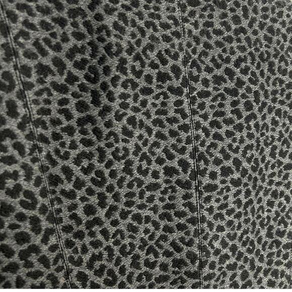 Carlisle Black Grey Leopard Print Wool Button Front Suit Jacket Womens 4 - Picture 6 of 6